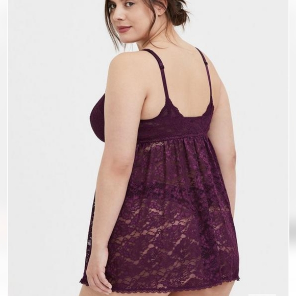 NWOT TORRID SIMPLY LACE BABYDOLL- SIZE 3 - Picture 3 of 4